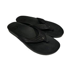 Reef Black Flip Flops Size 7